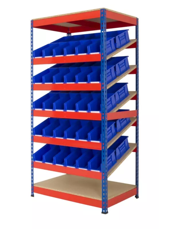 Anco Kanban Shelving with 60 Picking Bins